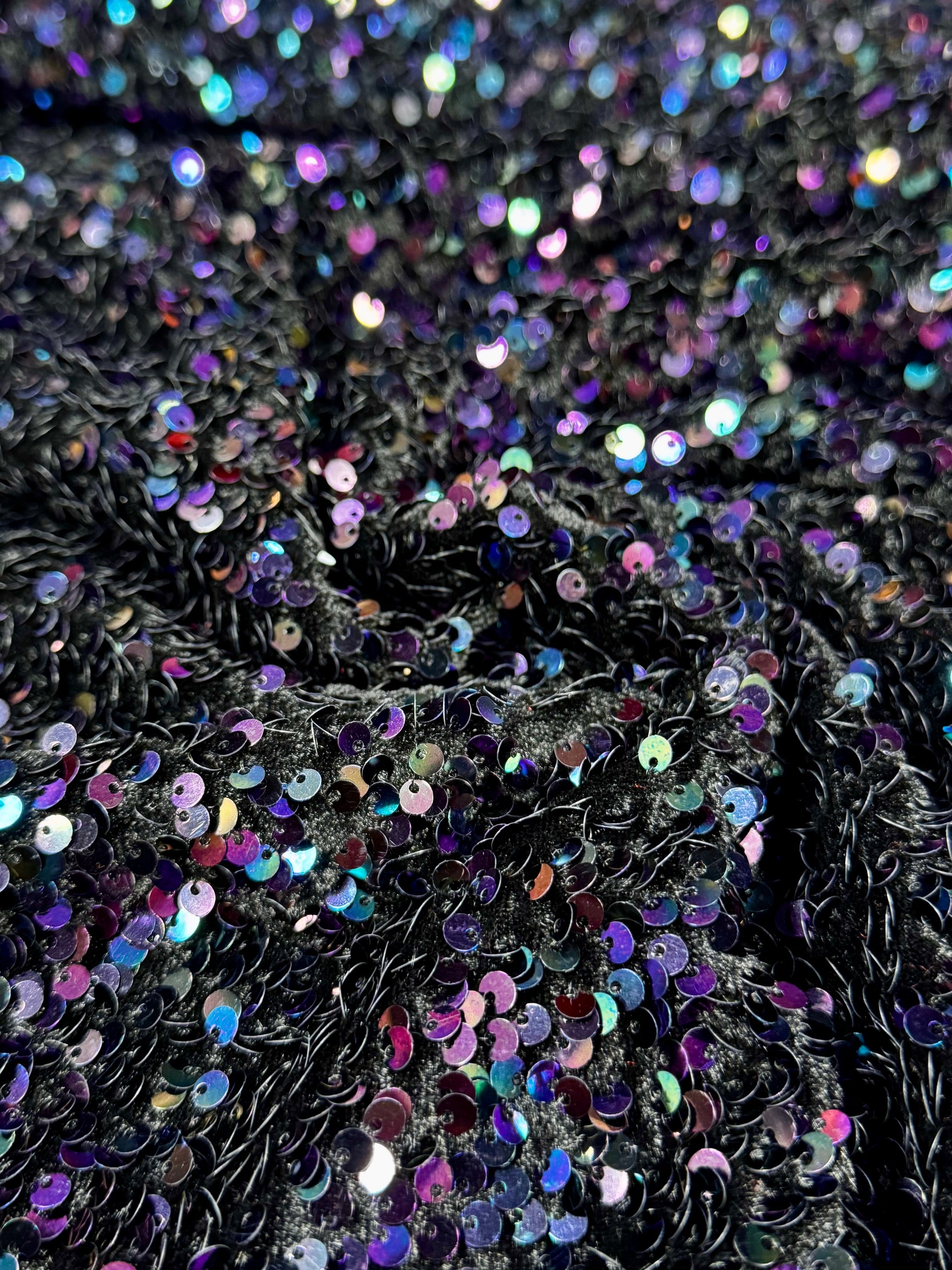 Paiete Pe Catifea Elastica Neagra