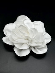 Flori Din Saten 20cm, Alb