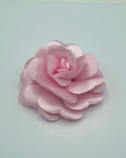 Floare Din Saten 8cm, Roz