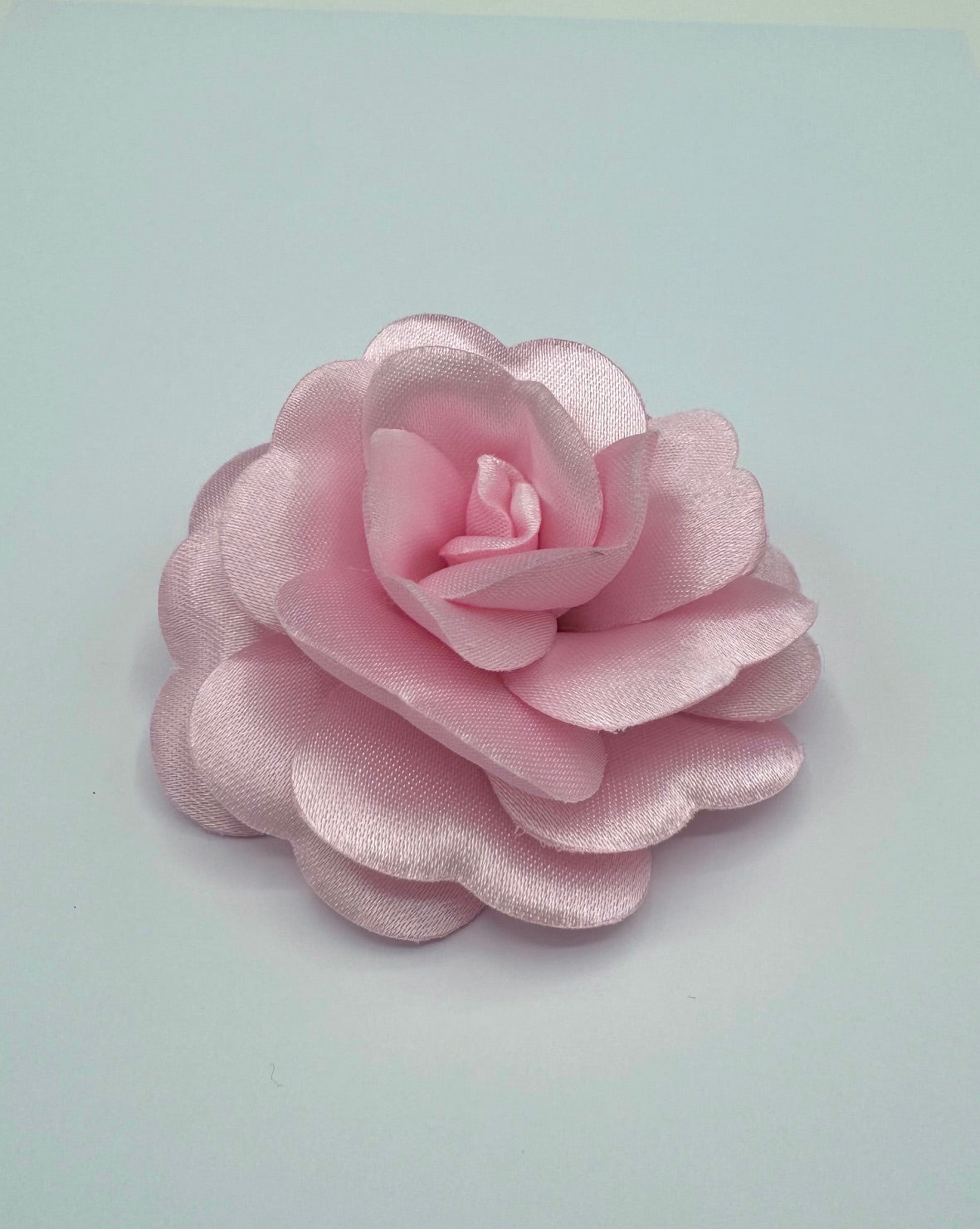 Floare Din Saten 8cm, Roz