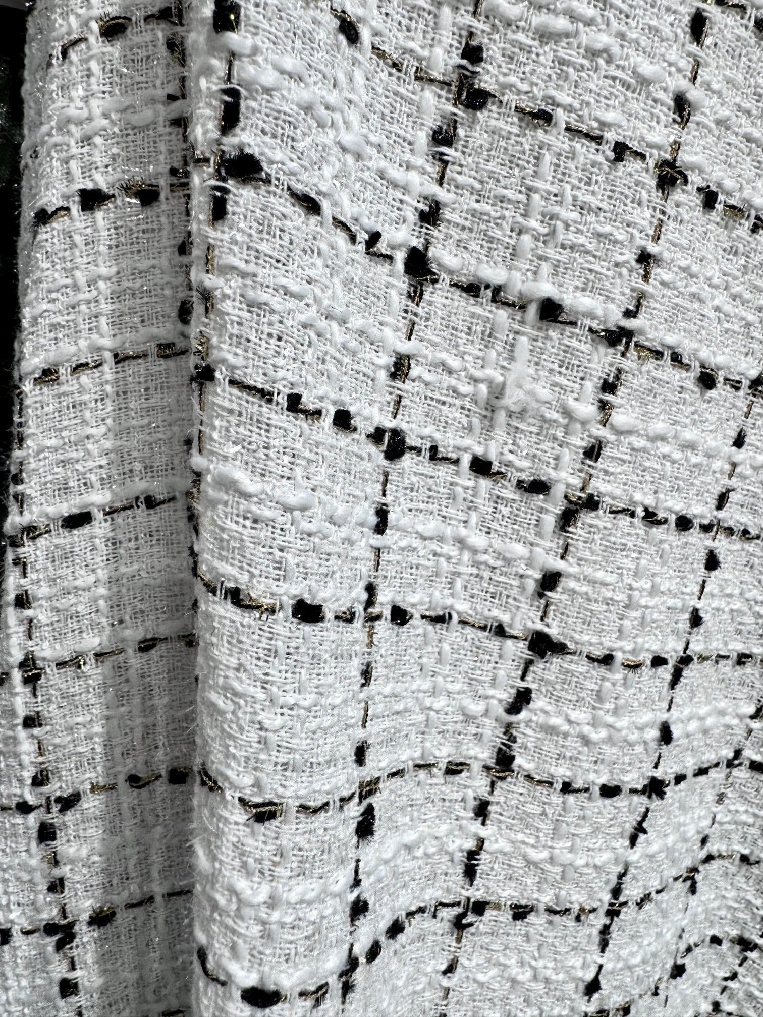 Stofa Tweed Cu Fir Lurex
