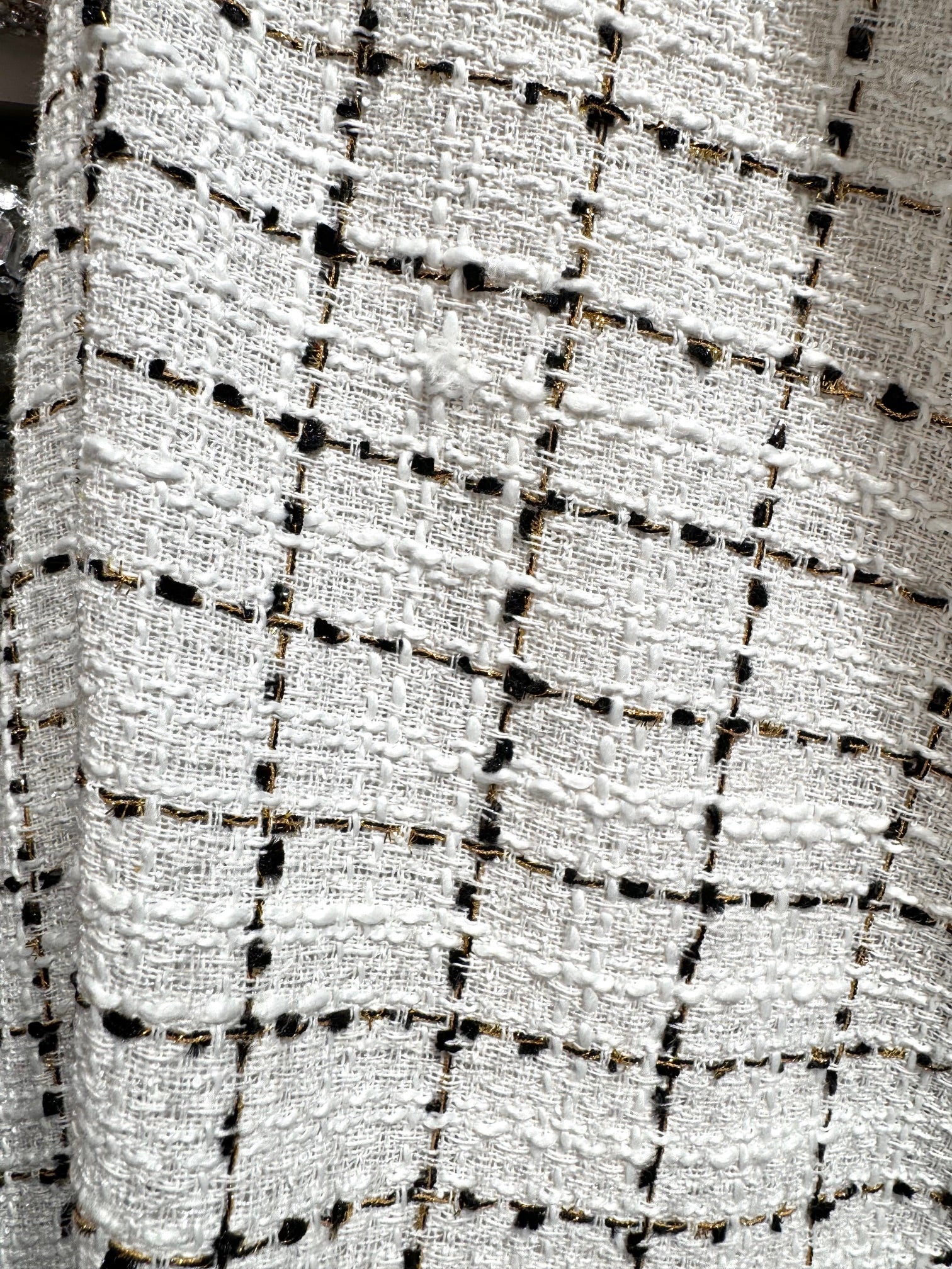 Stofa Tweed Cu Fir Lurex