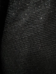Stofa Tweed Neagra Cu Paiete Negre