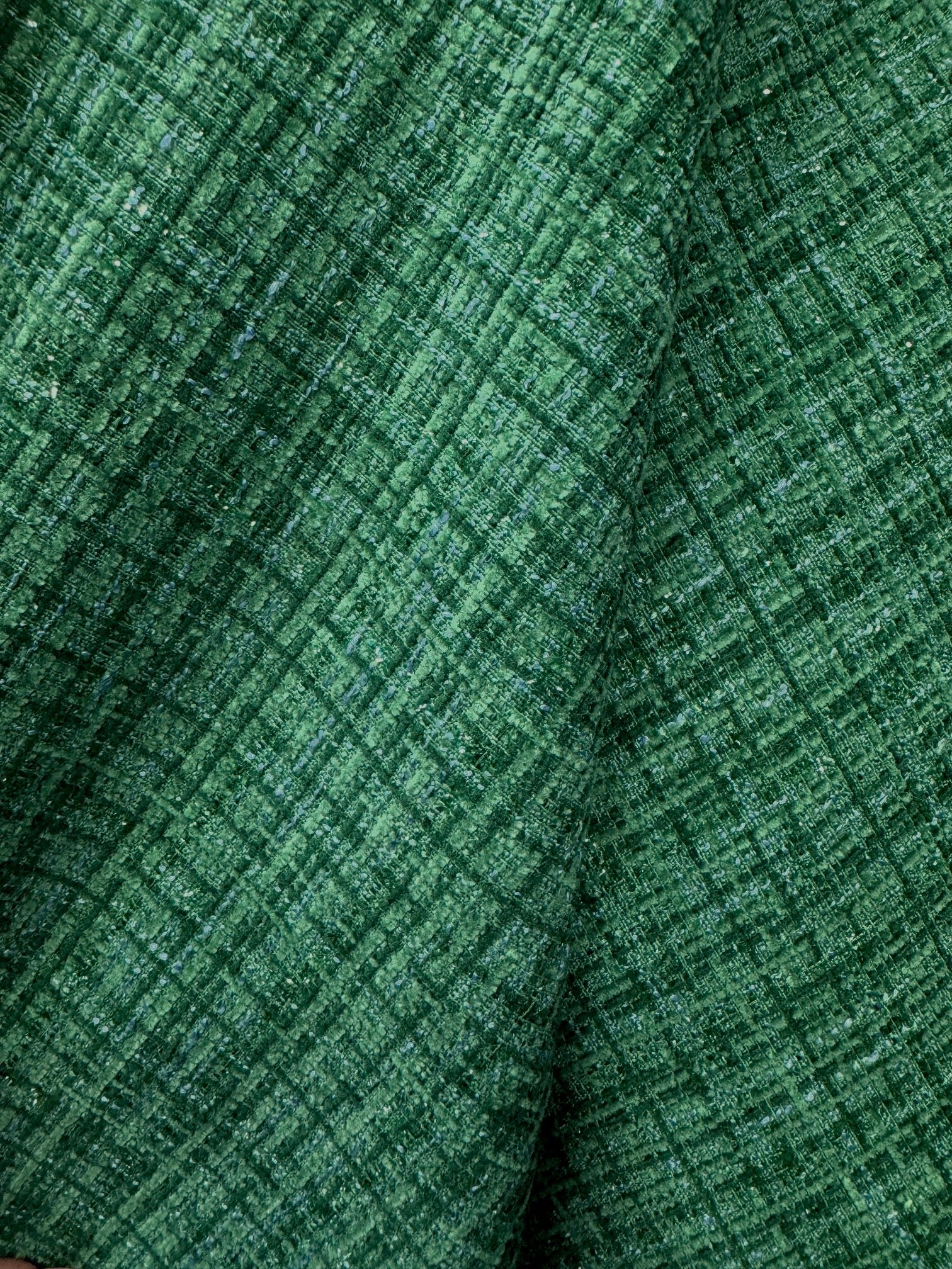 Stofa Tweed Verde