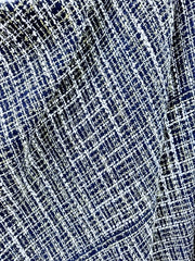 Stofa Tweed Bleumarin