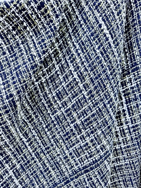 Stofa Tweed Bleumarin