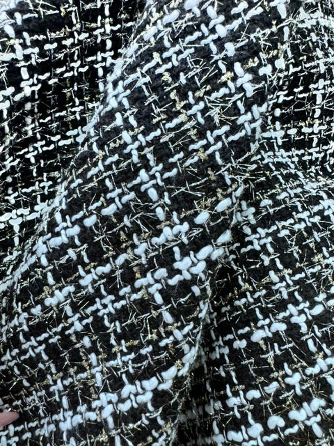 Stofa Tweed Negru