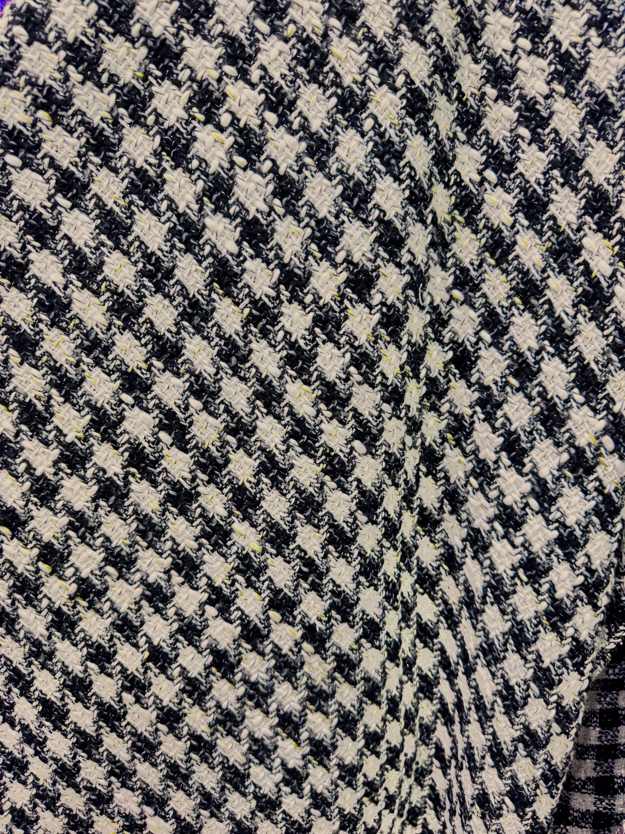 Stofa Tweed Cu Fir Lurex, Bej
