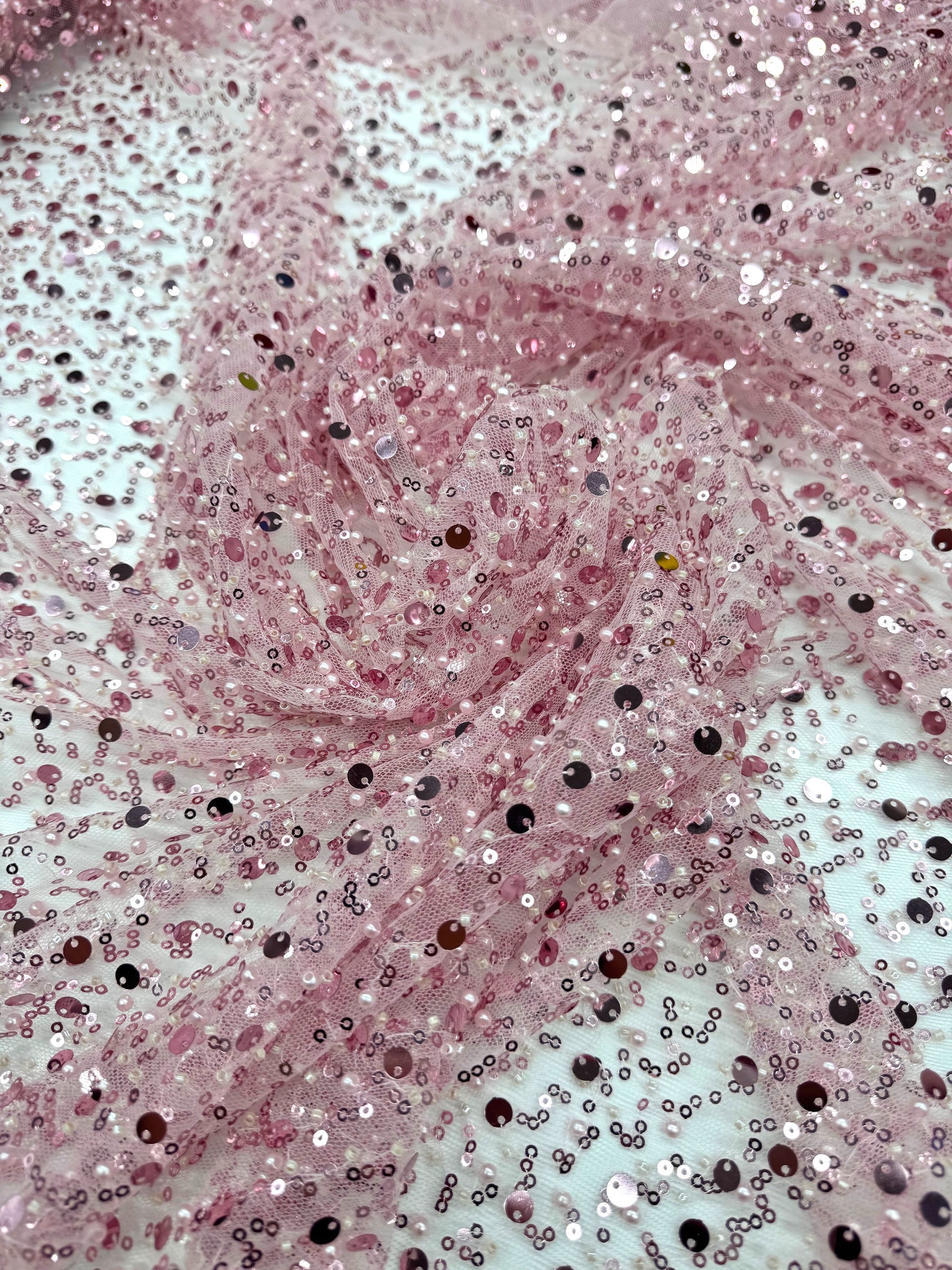 Tull Cu Paiete Si Perle