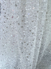 Tull Cu Paiete Si Perle