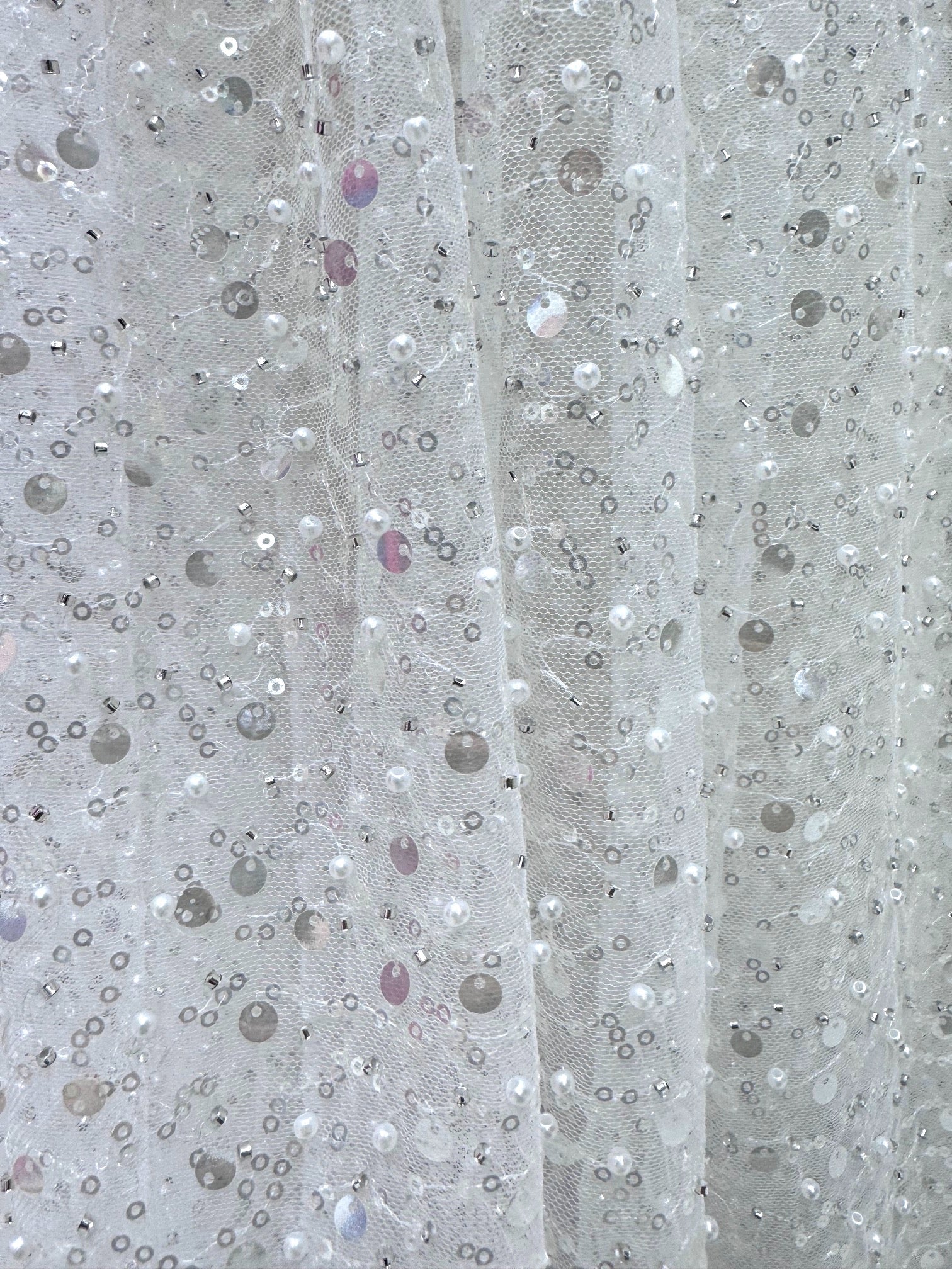 Tull Cu Paiete Si Perle