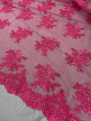 Broderie Pe Tull Trandafirie
