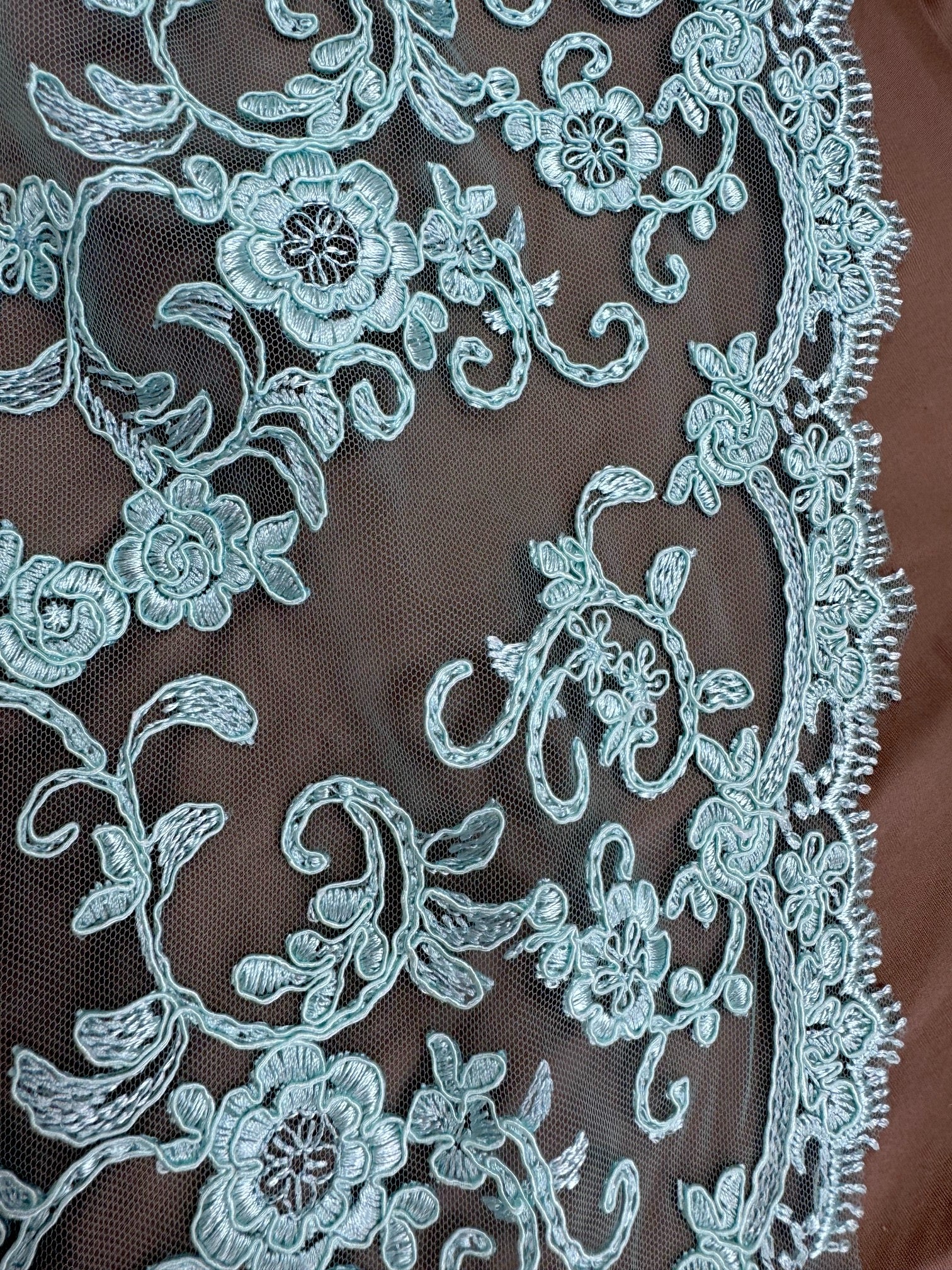 Broderie Pe Tull Turcoaz