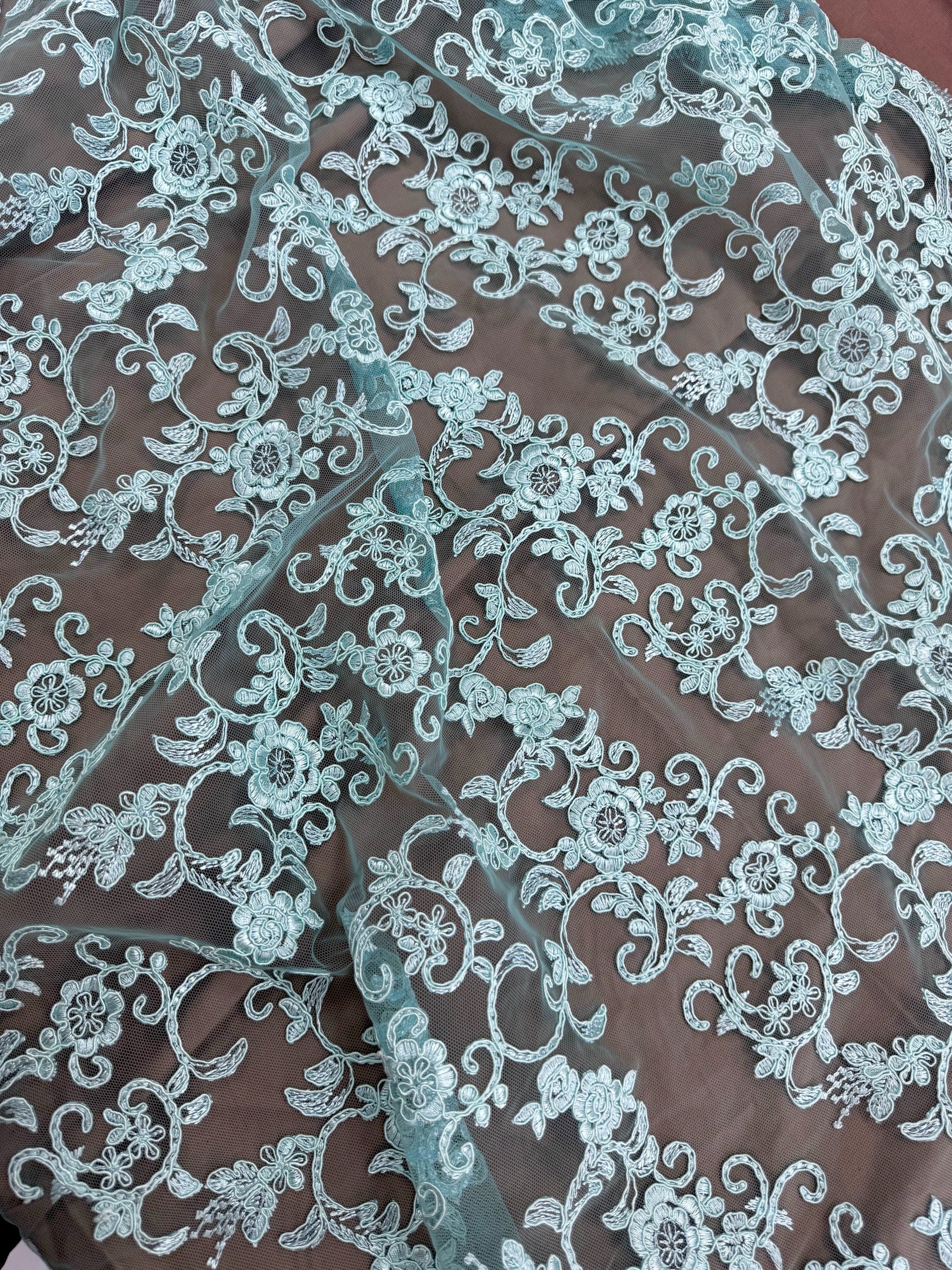 Broderie Pe Tull Turcoaz