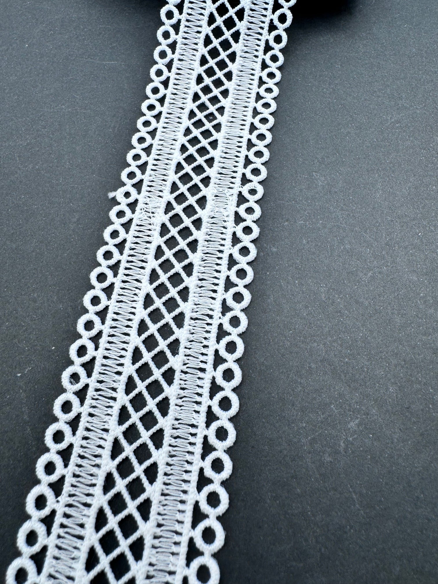 Dantela 4cm, Alb