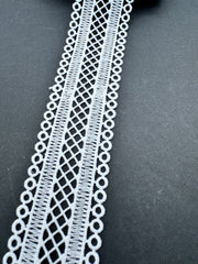Dantela 4cm, Alb