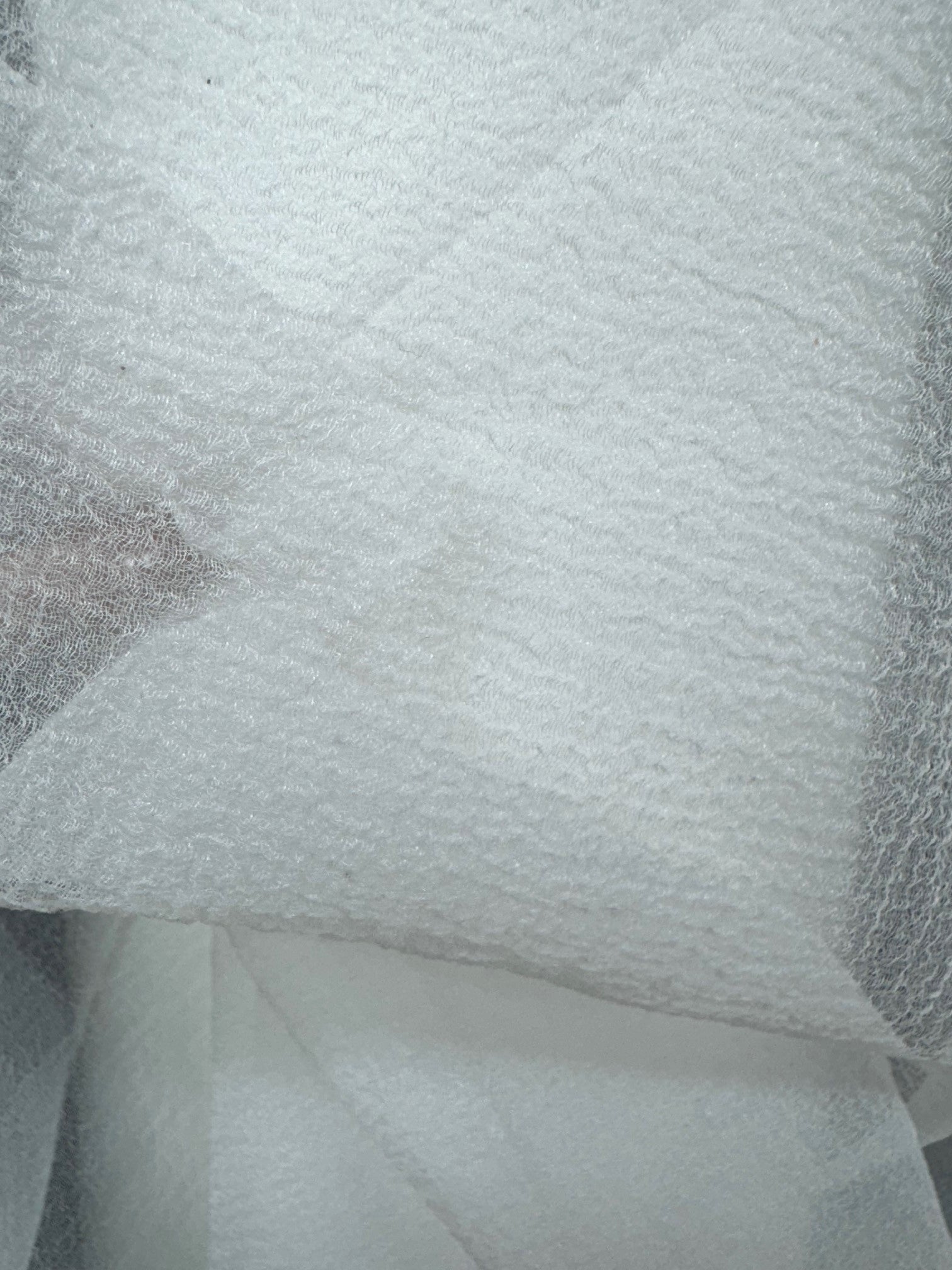 Voal De Organza, Alb
