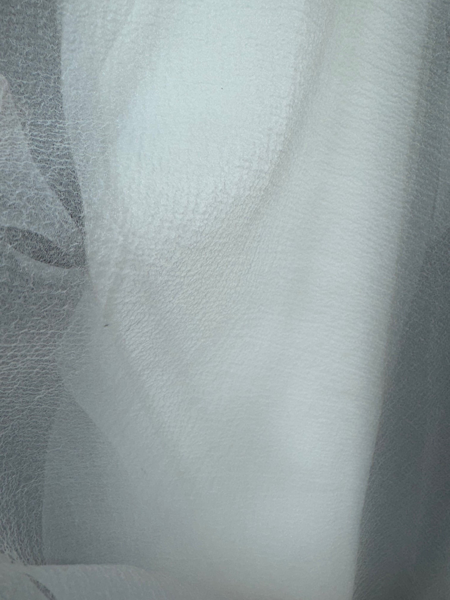 Voal De Organza, Alb