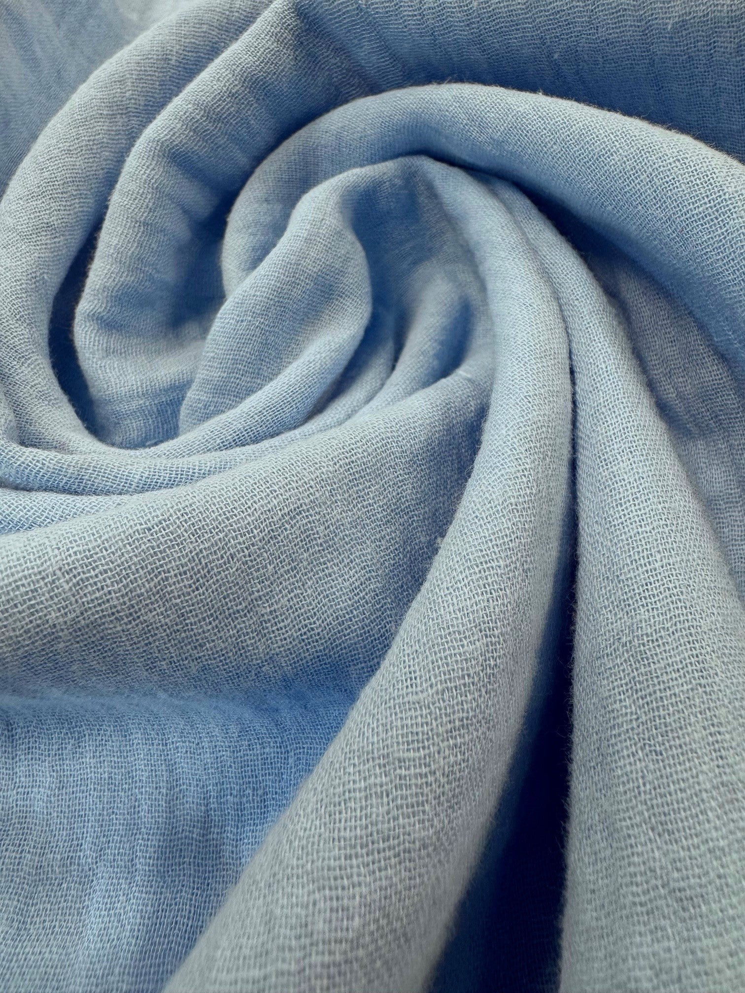 Muselina Din Bumbac, Bleu