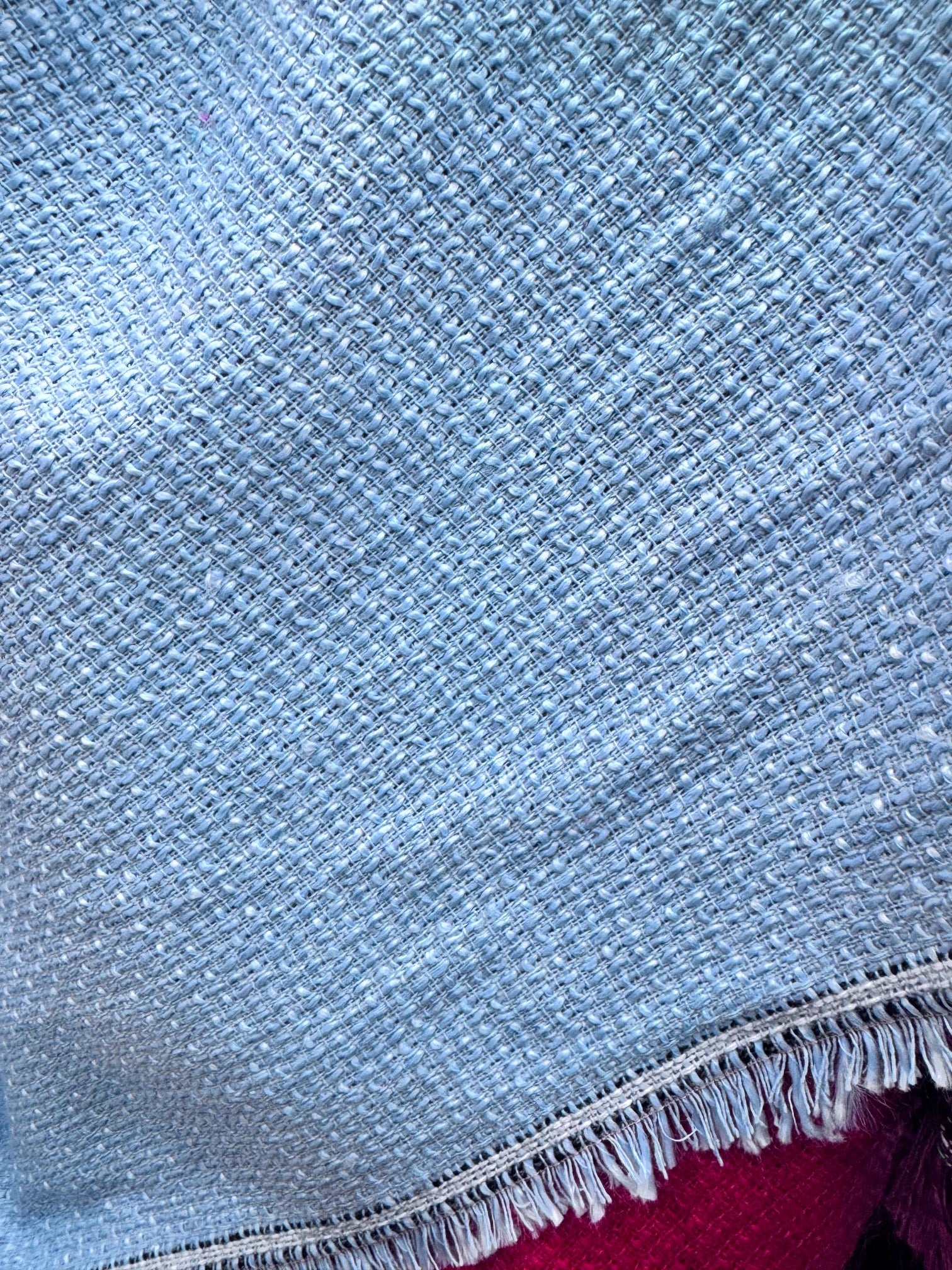 Stofa Tip Chanel, Bleu