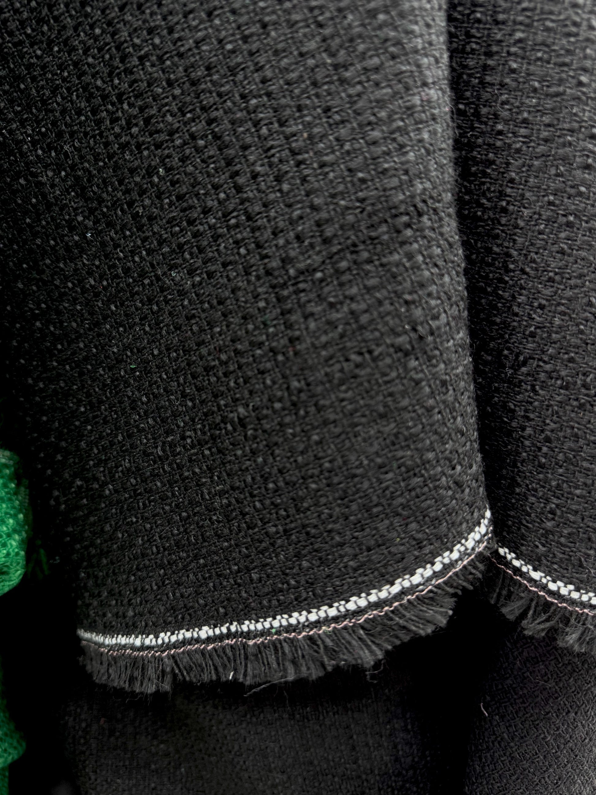 Stofa Tip Chanel, Negru