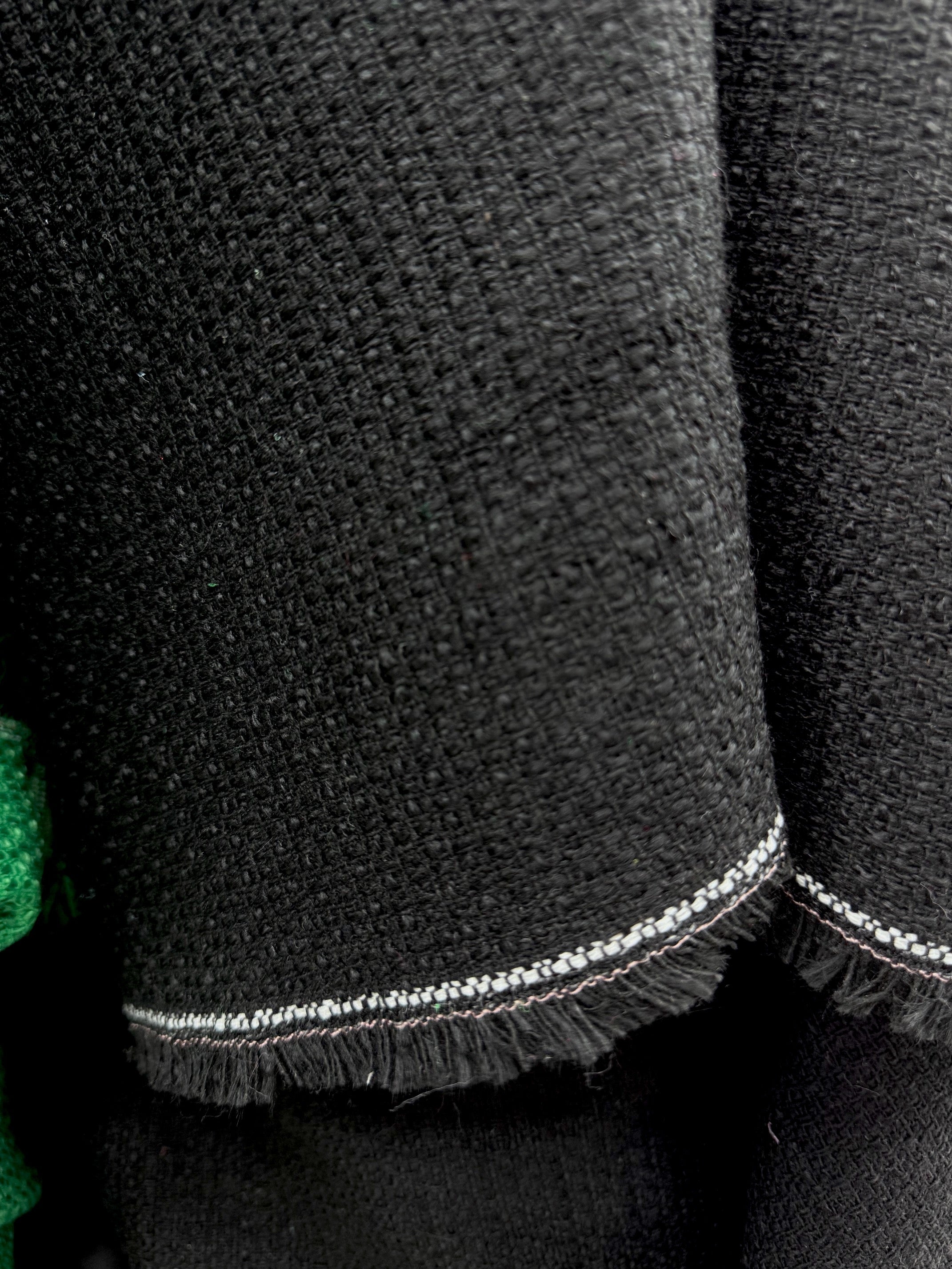 Stofa Tip Chanel, Negru