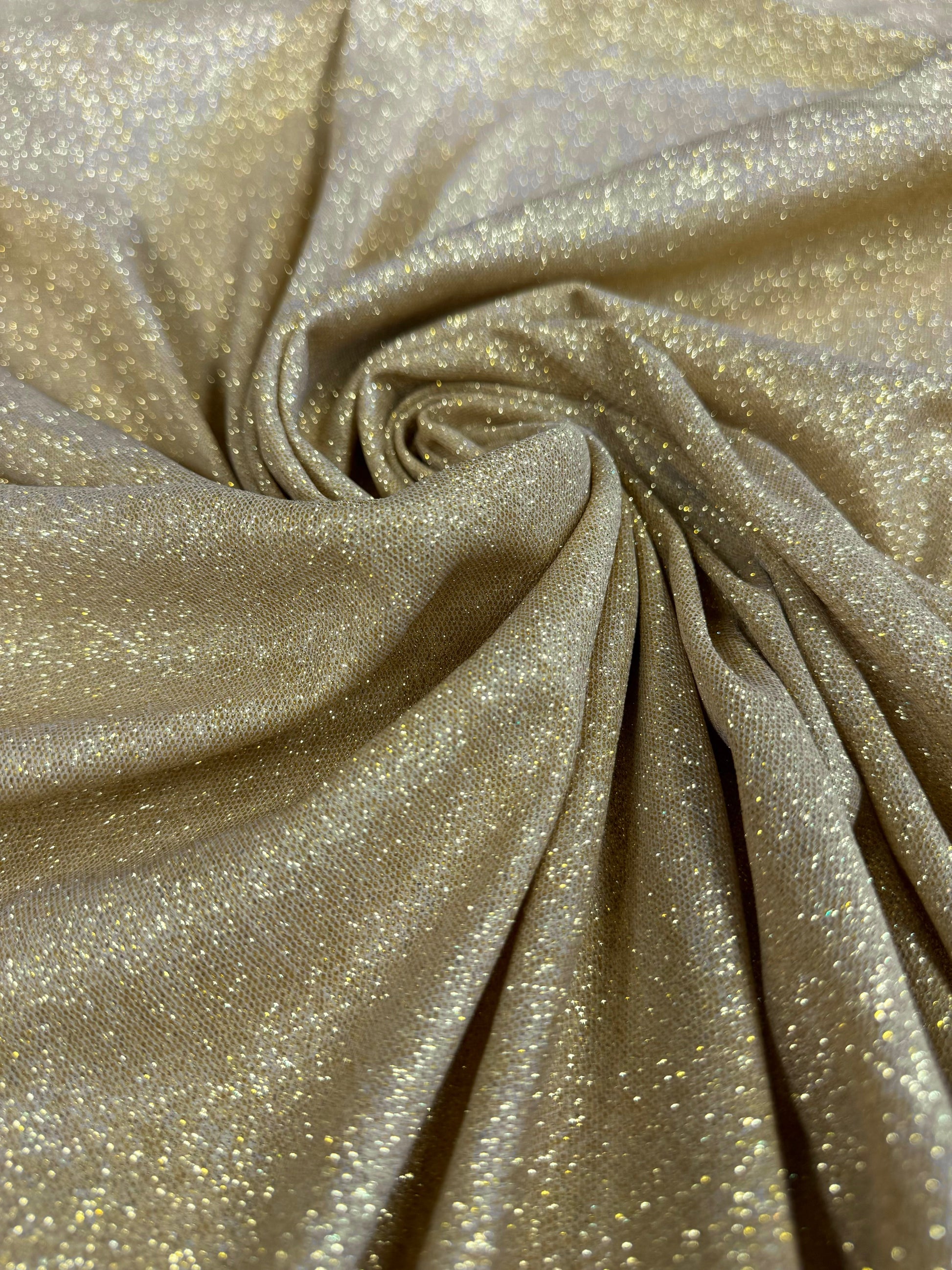 Lurex Elastic Cu Sclipici Auriu