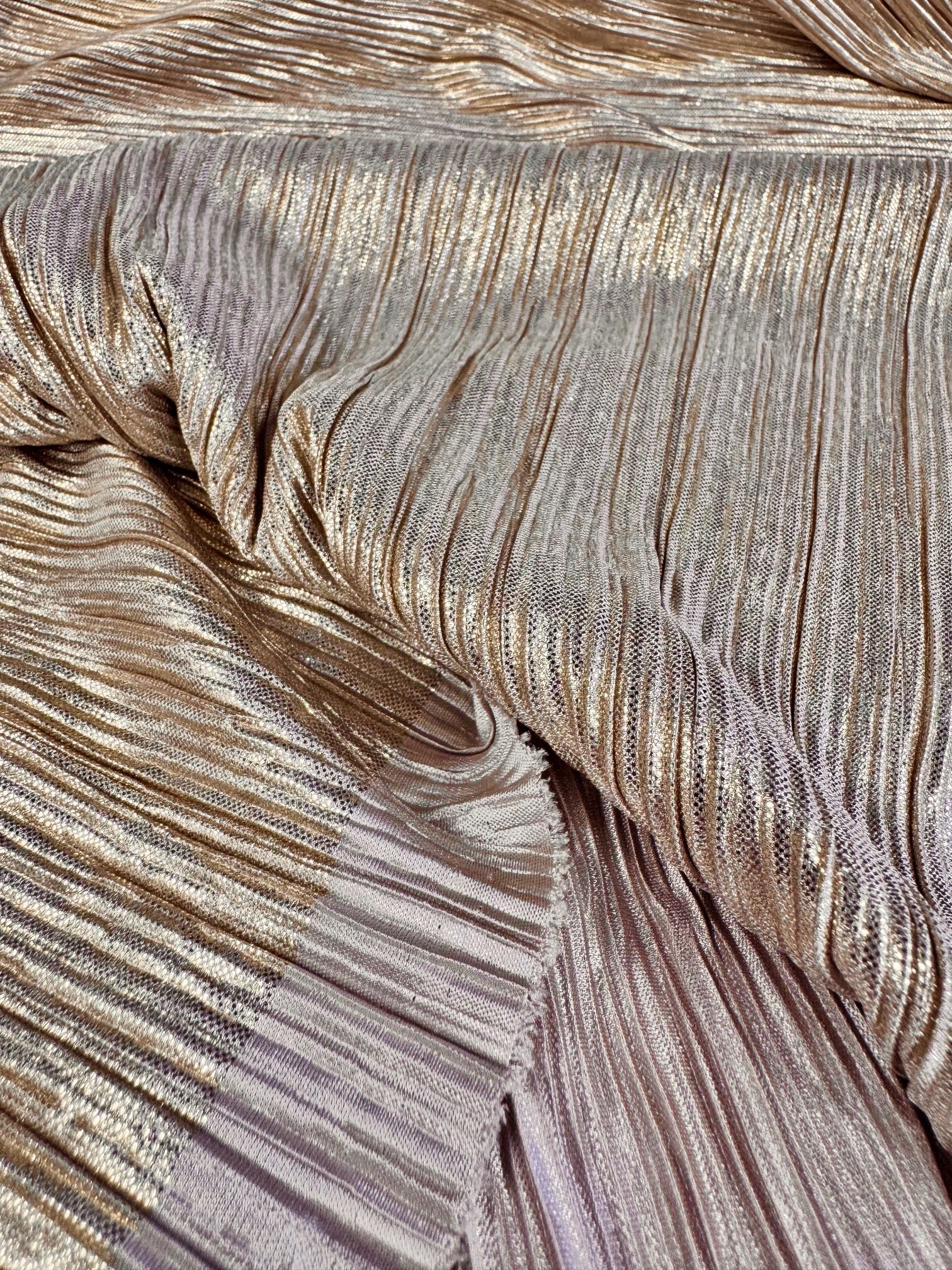 Lycra Subtire Creponata, Auriu