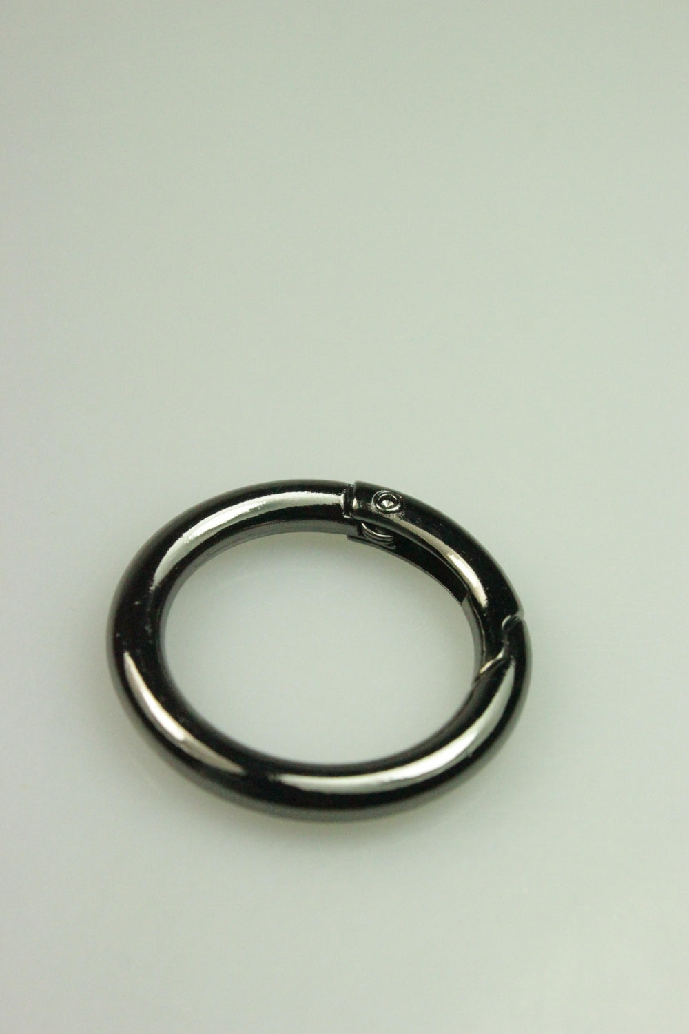 Inel Carabina Metal, 33mm, Argintiu Inchis