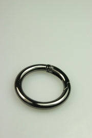 Inel Carabina Metal, 33mm, Argintiu Inchis