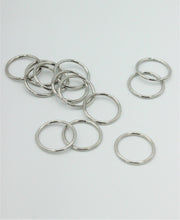 Anouri Metalice, Argintii 18mm