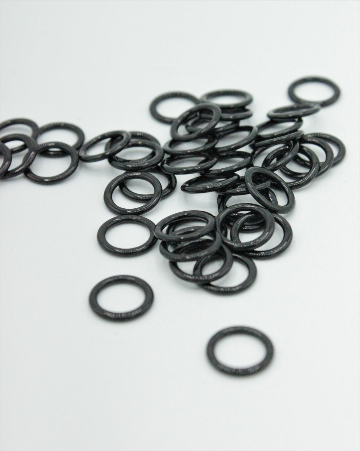 Anouri Metalice, Negru, 10mm