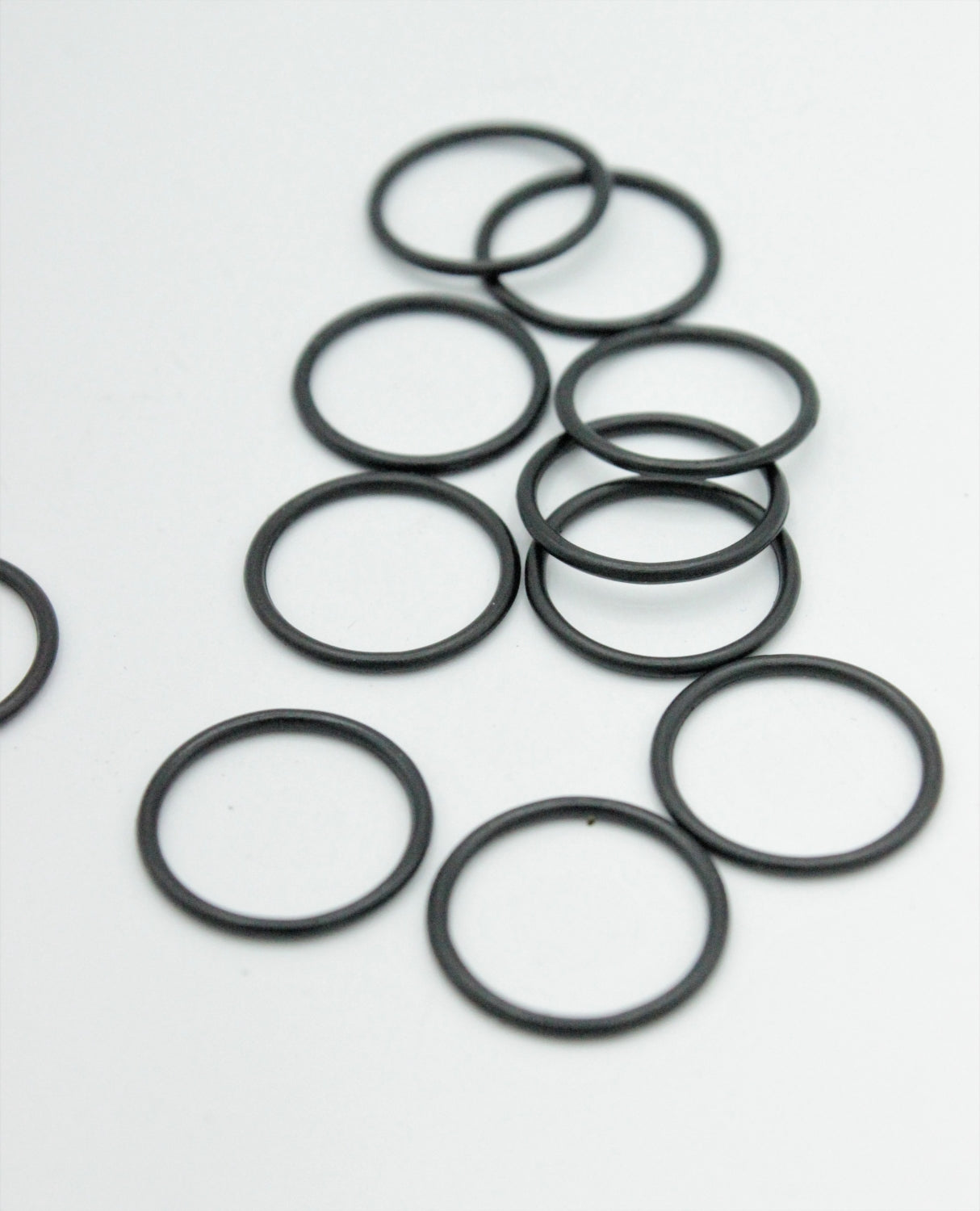 Anouri Metalice, Negru, 14mm