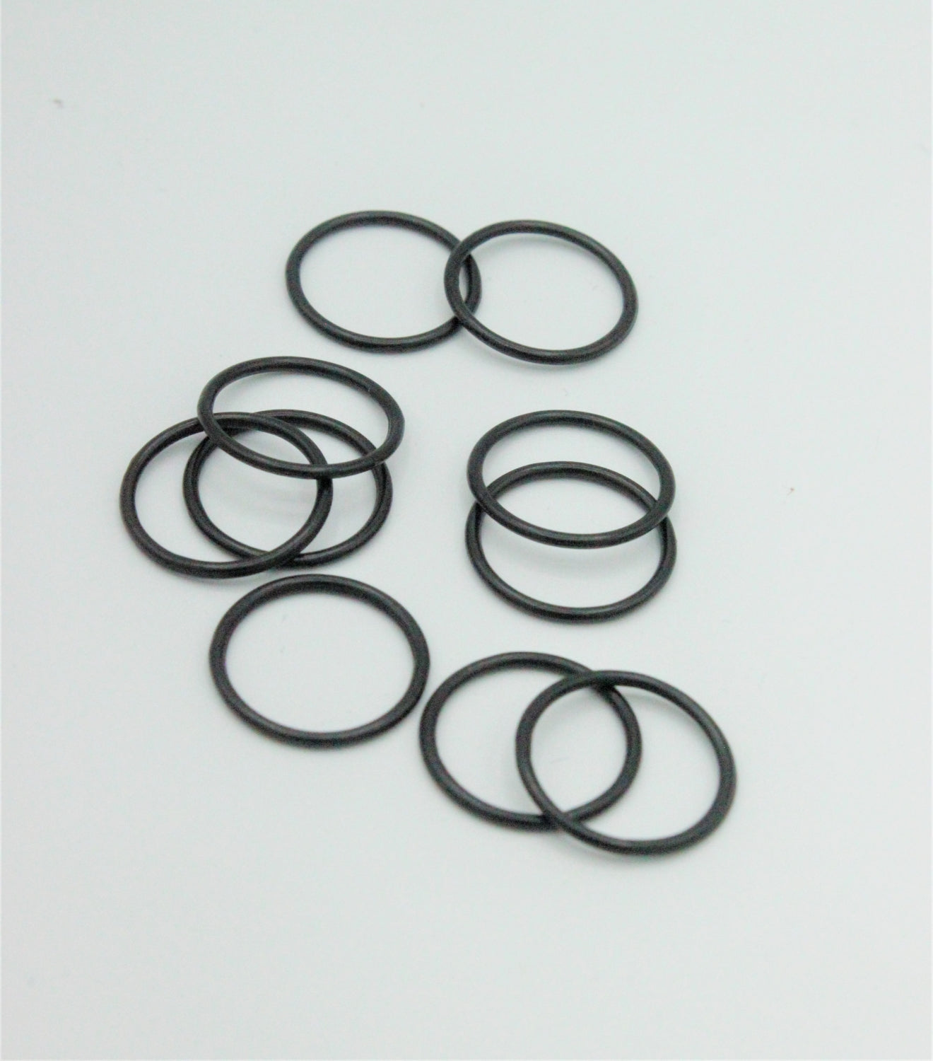 Anouri Metalice, Negru, 18mm