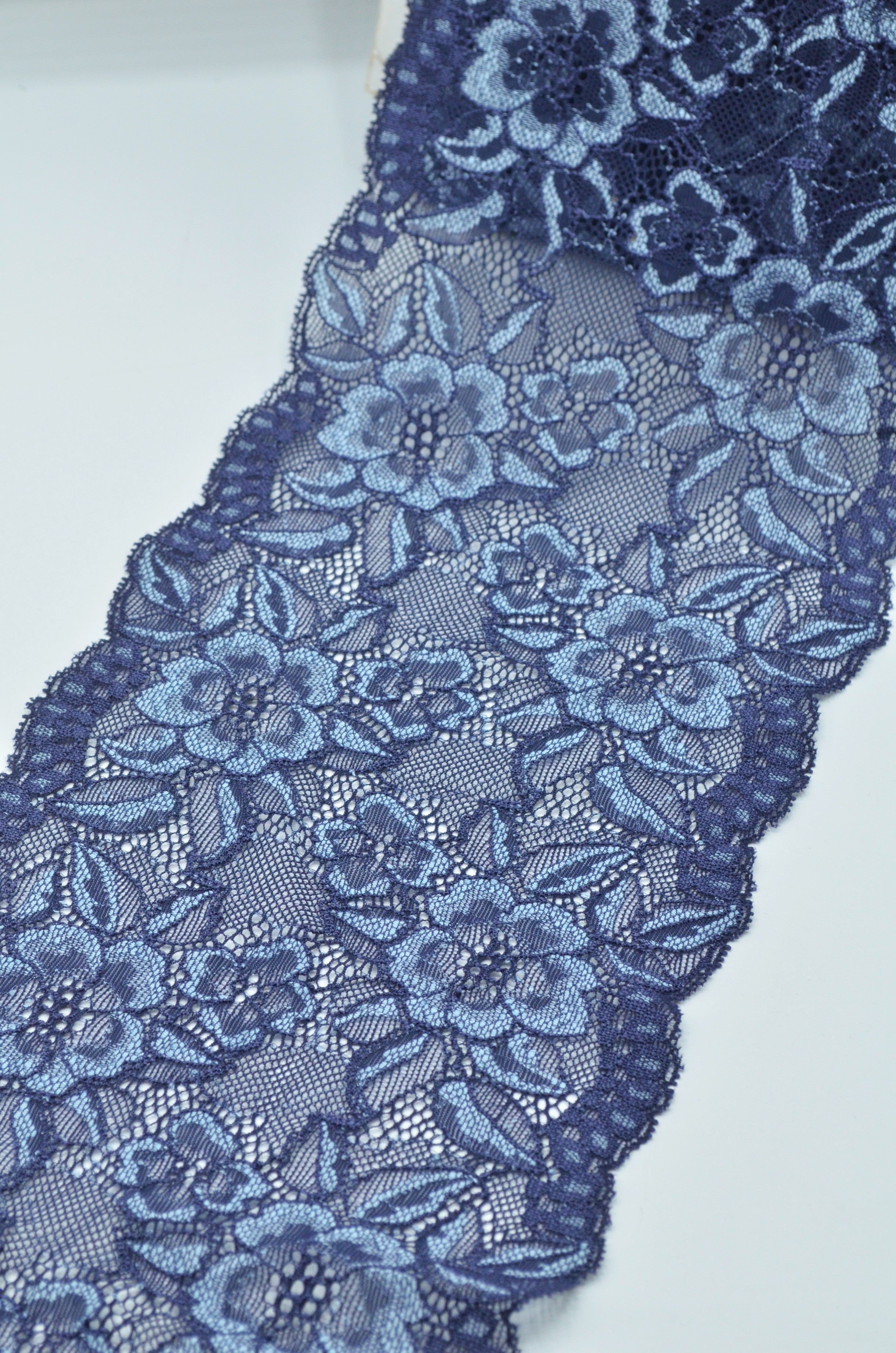 Dantela Elastica Mov Indigo 17cm