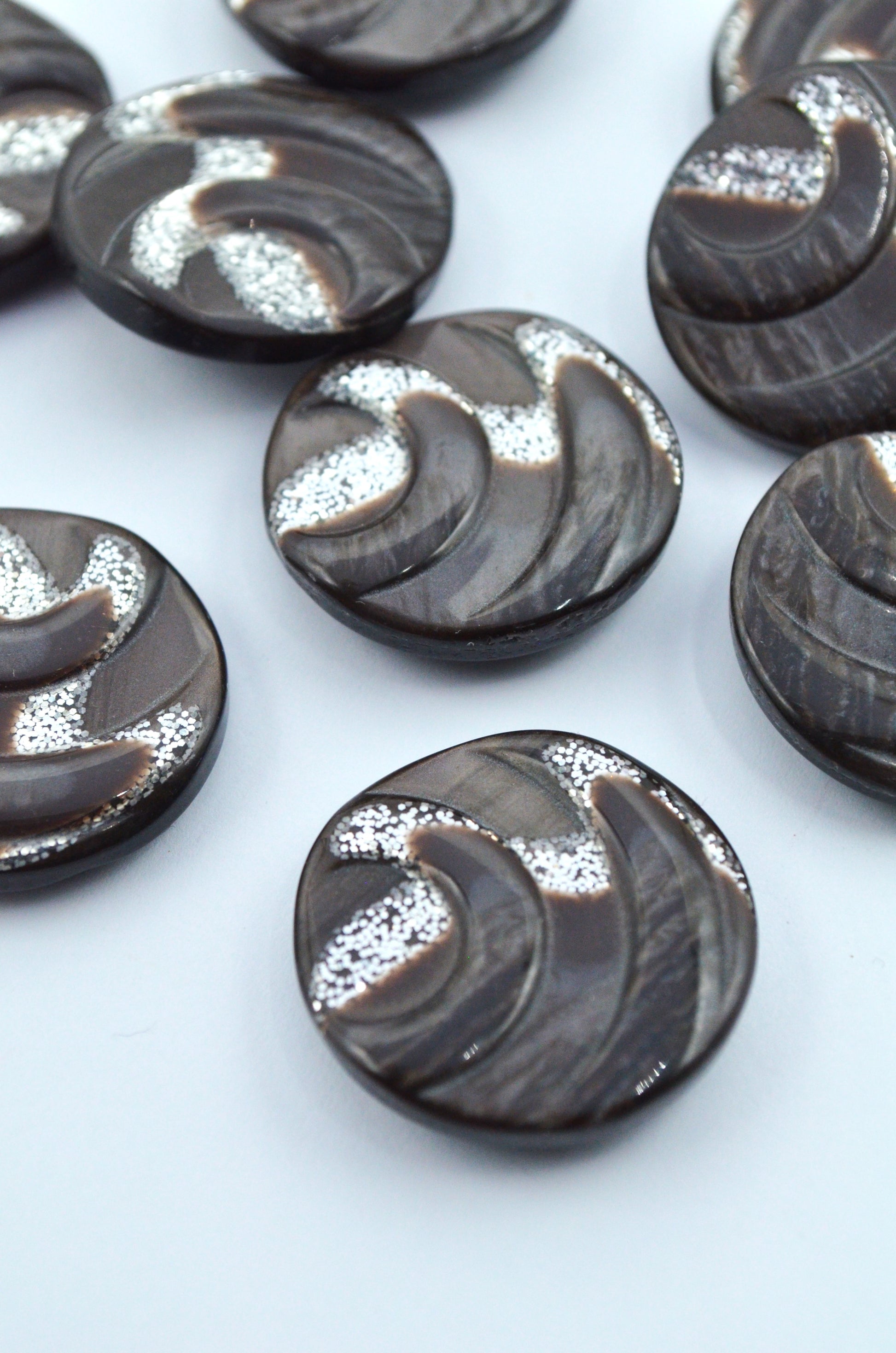 Nasturi De Plastic, 27mm, Maro