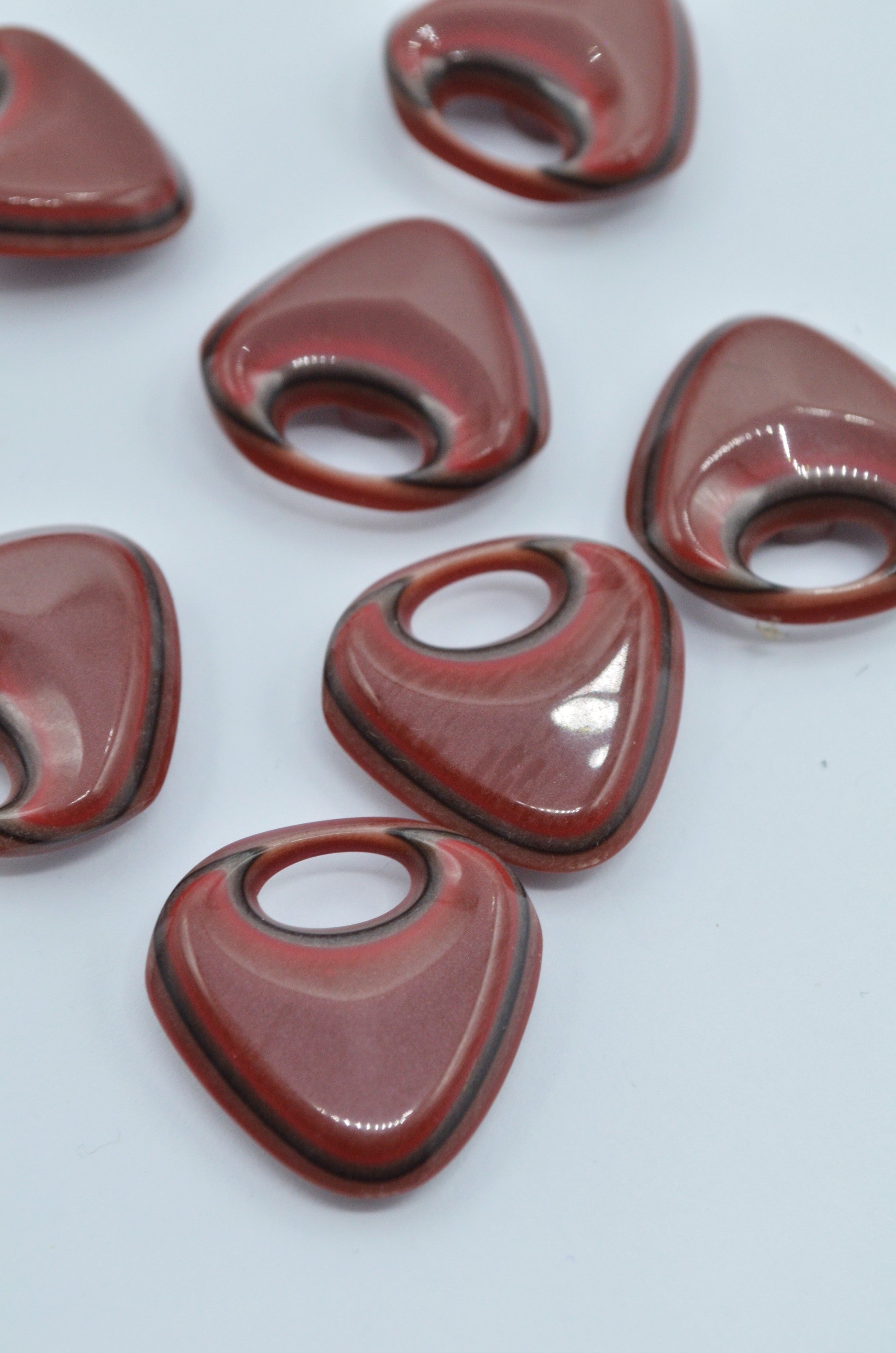 Nasturi De Plastic, 25mm, Grena