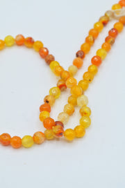 Agate Fatetate, 4mm, Galben