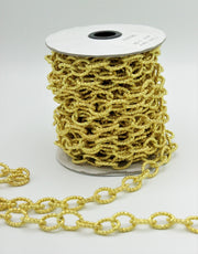 Lant Decorativ, 15mm, Auriu