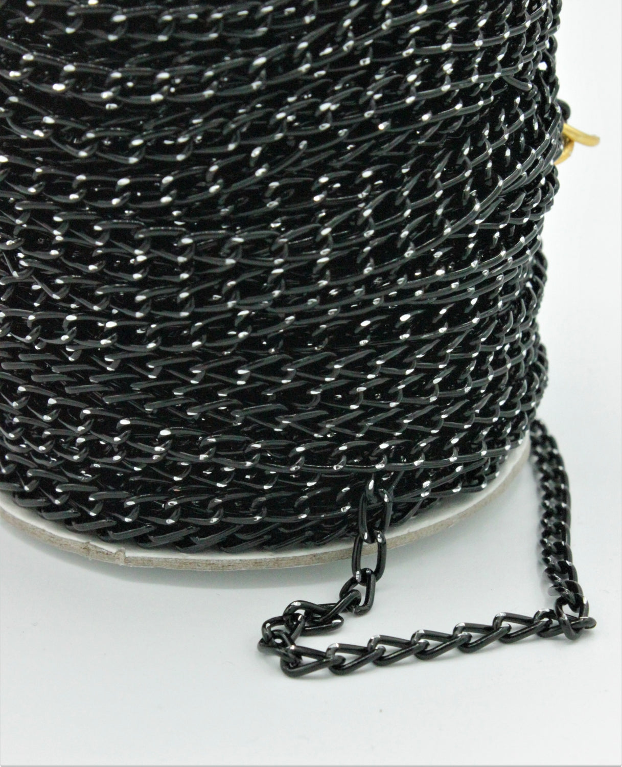 Lant Decorativ, 4x6mm, Negru