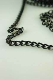 Lant Decorativ Negru, 6mm