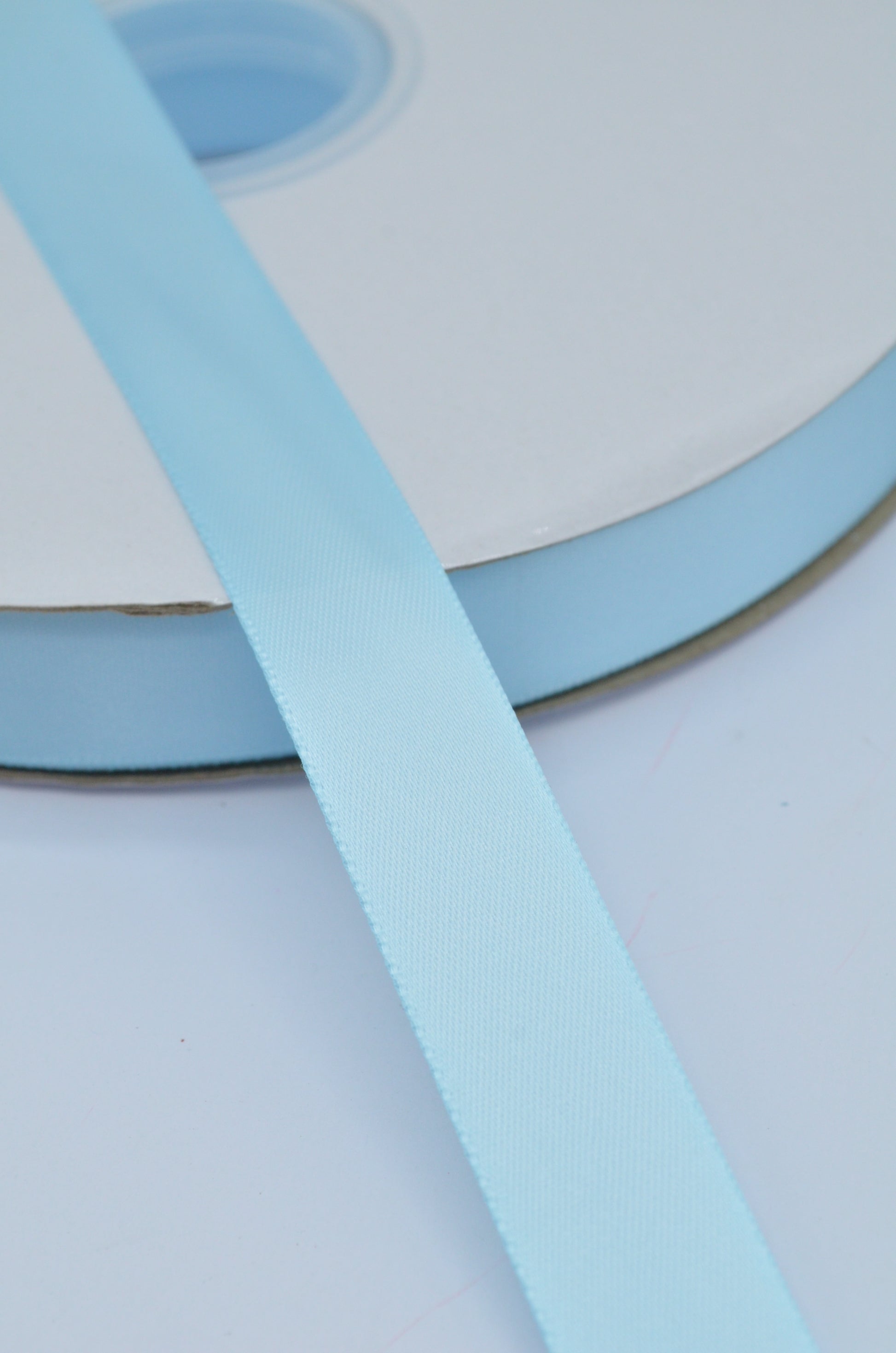 Panglica Dublu Satinata 20mm, Bleu