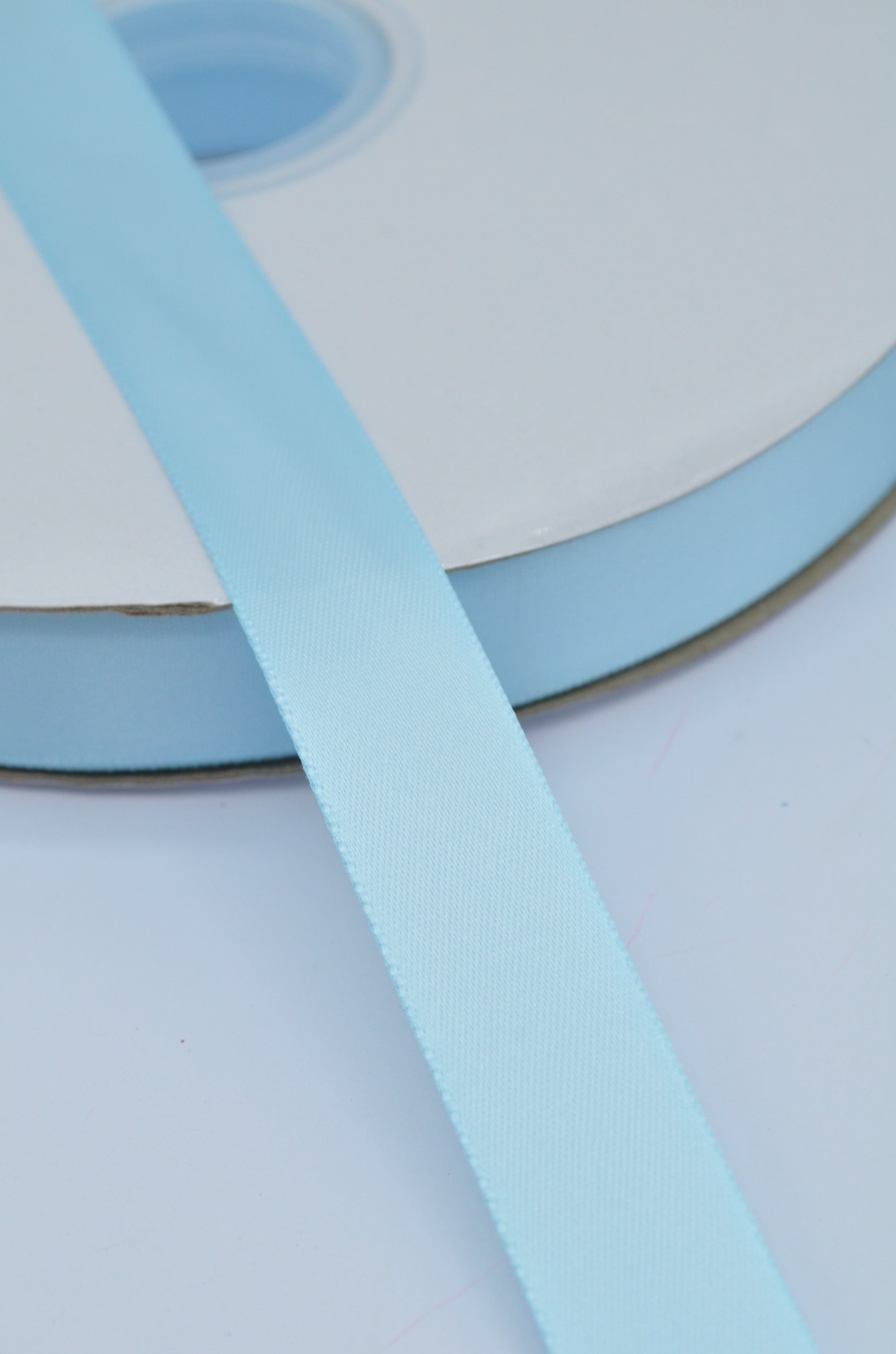 Panglica Dublu Satinata 20mm, Bleu