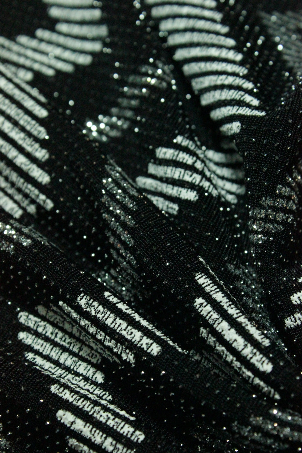 Lurex Negru Cu Argintiu