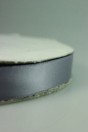 Panglica Dublu Satinata, 15mm, Gri Lila