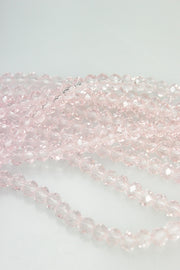 Cristale Fatetate, 4mm, (12gr/Sirag) Roz Pastel