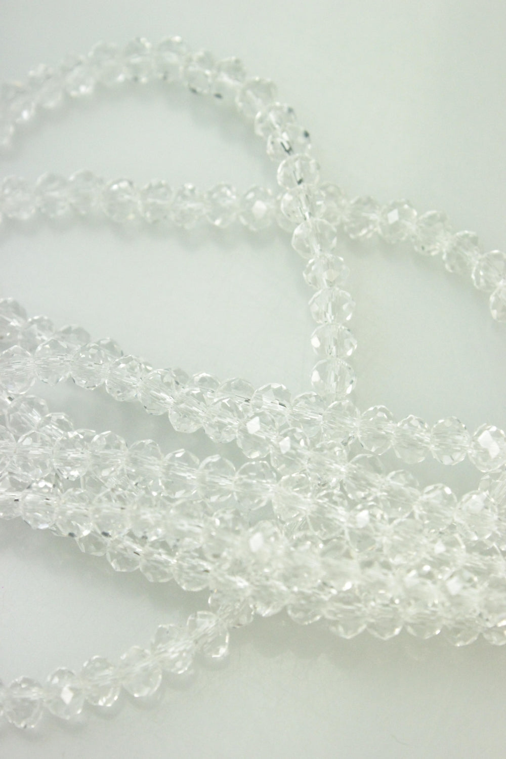 Cristale Fatetate, 4mm, (12gr/Sirag), Transparent