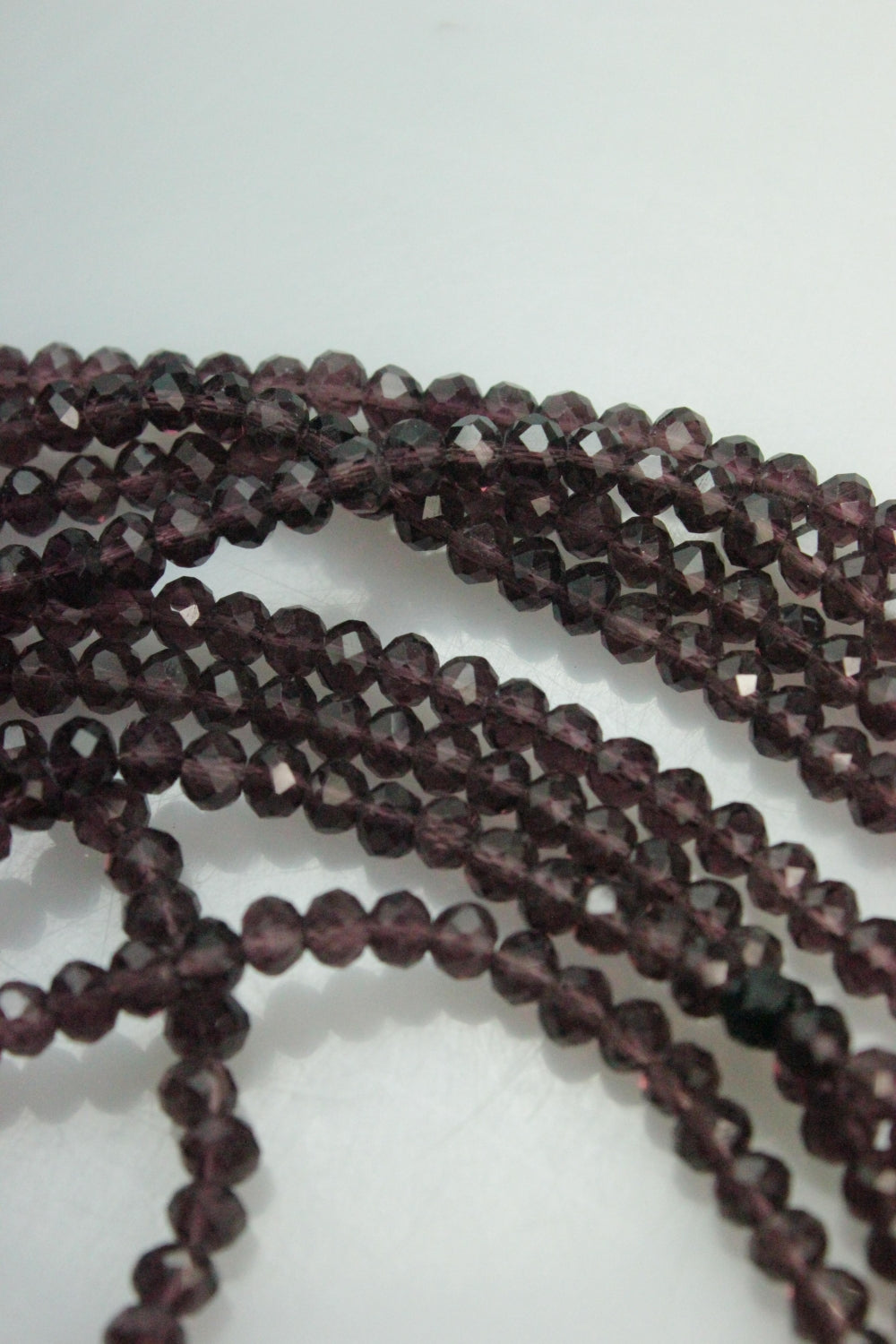 Cristale Fatetate, 4mm, (12gr/Sirag) , Maro