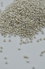 Margele 2mm, 35gr Argintiu