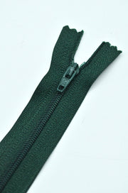 Fermoar De Plastic 3mm, 17cm Verde 
